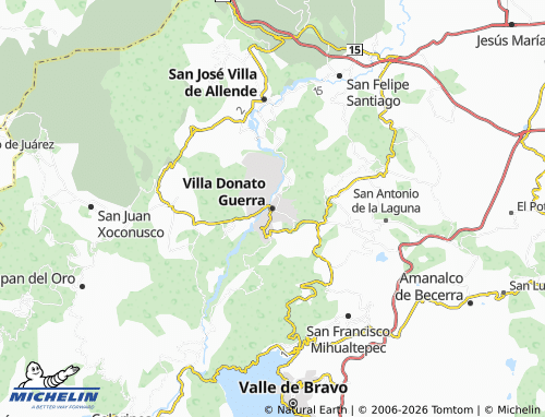 Mapa MICHELIN Villa Donato Guerra - ViaMichelin