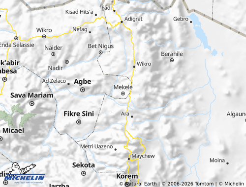 Kaart MICHELIN Tigray - ViaMichelin