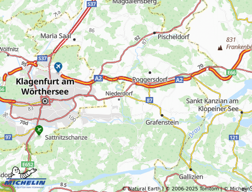 MICHELIN-Landkarte Schloß Rain - ViaMichelin