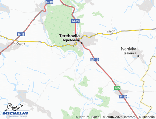 Mappa MICHELIN Pidhora - ViaMichelin