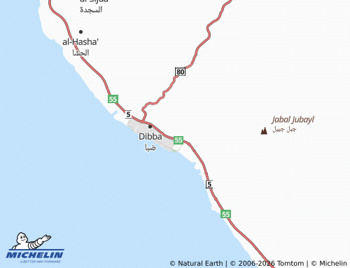 Mappa MICHELIN al-Murouj - ViaMichelin
