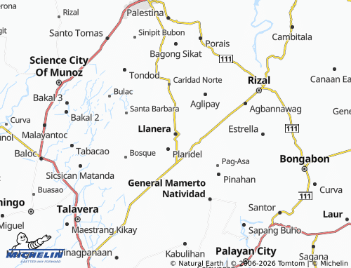 MICHELIN Llanera map - ViaMichelin