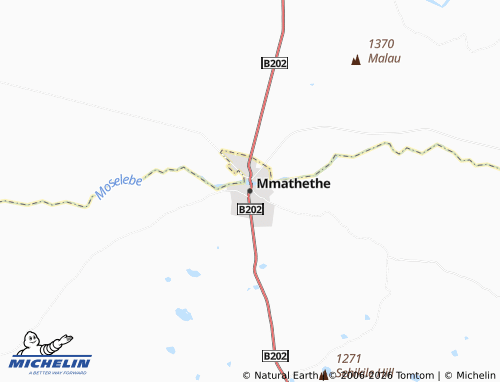 Mapa MICHELIN Mmathethe - ViaMichelin
