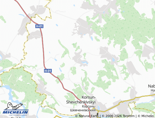 Mapa MICHELIN Sotnyky - ViaMichelin