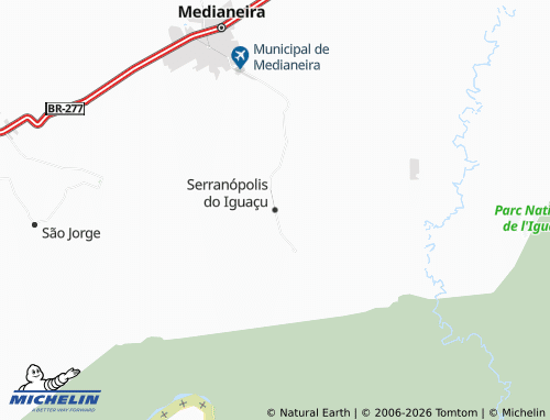 Mappa MICHELIN Serranópolis do Iguaçu - ViaMichelin