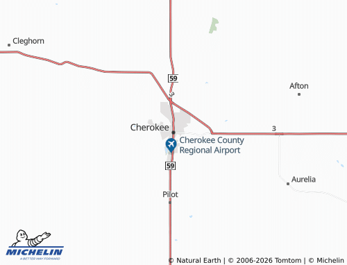 Mappa MICHELIN Cherokee - ViaMichelin