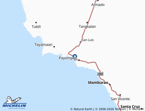 MICHELIN Poblacion 5 map - ViaMichelin