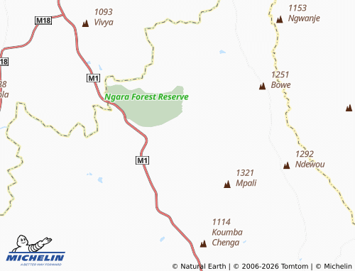 MICHELIN Katengeza map - ViaMichelin