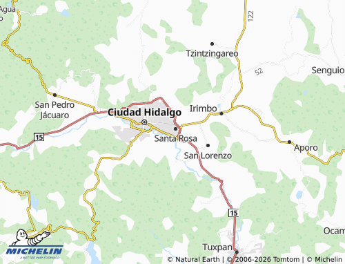 Mapa MICHELIN Puerta del Oriente - ViaMichelin