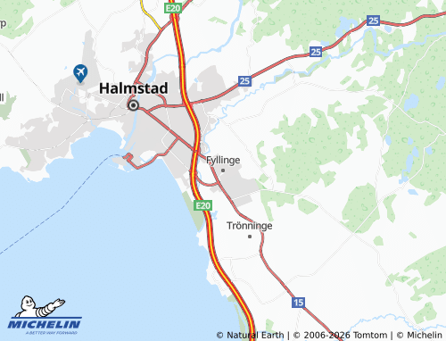 Mapa MICHELIN Fyllinge - ViaMichelin