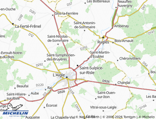 MICHELIN Fontaine map - ViaMichelin