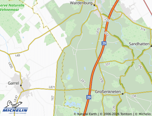 MICHELIN Halenhorst map - ViaMichelin