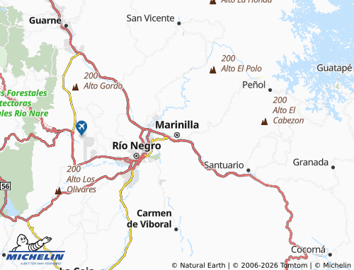Mapa MICHELIN Marinilla - ViaMichelin