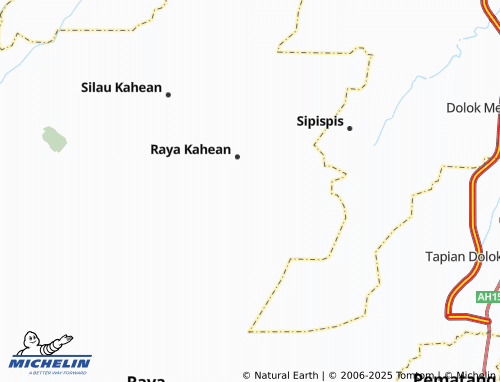 MICHELIN Marubun Siboras map - ViaMichelin