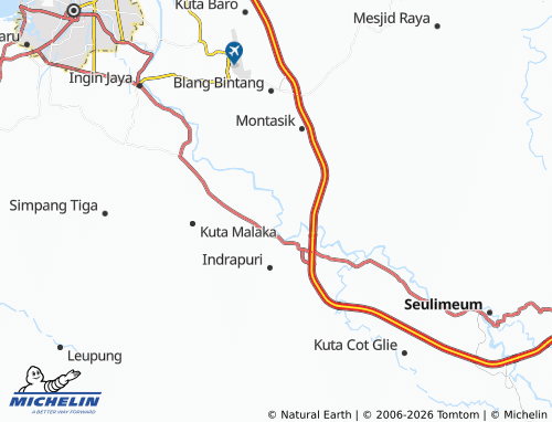 Mapa MICHELIN Ulee Kareung - ViaMichelin