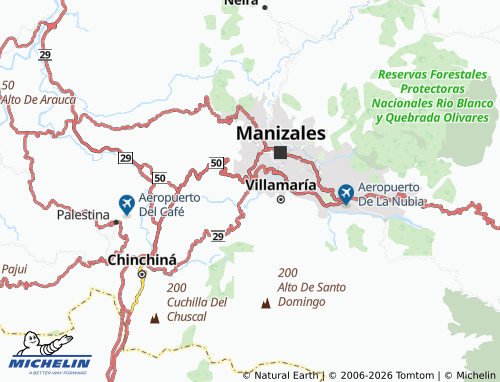 MICHELIN Alto Tablazo map - ViaMichelin