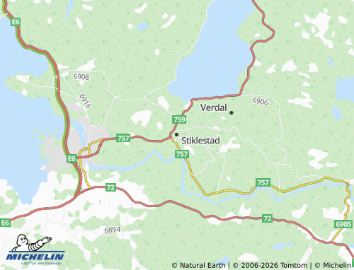 Mappa MICHELIN Stiklestad - ViaMichelin