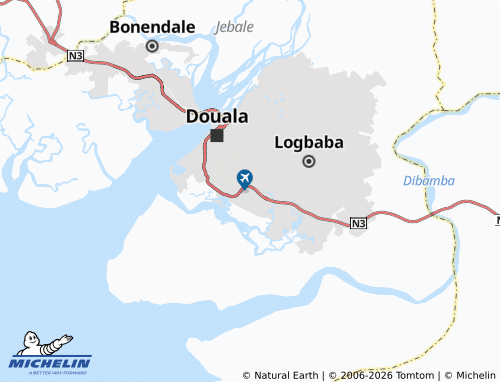 MICHELIN-Landkarte Bonadiwoto - ViaMichelin