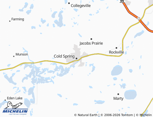 Carte MICHELIN Cold Spring - ViaMichelin