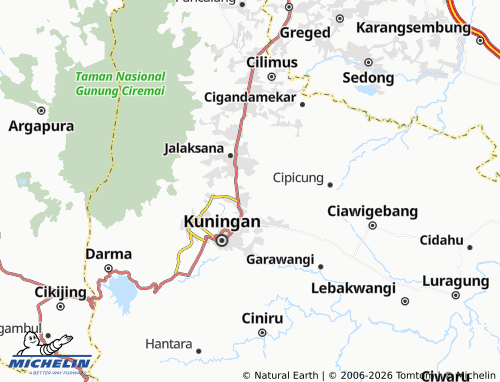 MICHELIN Cilowa map - ViaMichelin