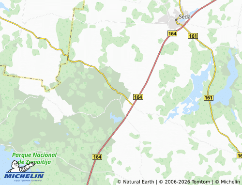 Mapa MICHELIN Žemaičių Kalvarija - ViaMichelin