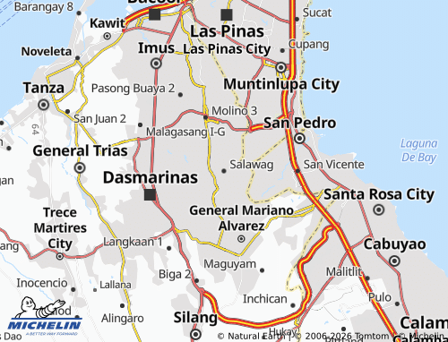 MICHELIN Salawag map - ViaMichelin