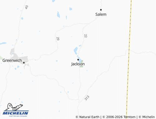 Mappa MICHELIN Jackson - ViaMichelin