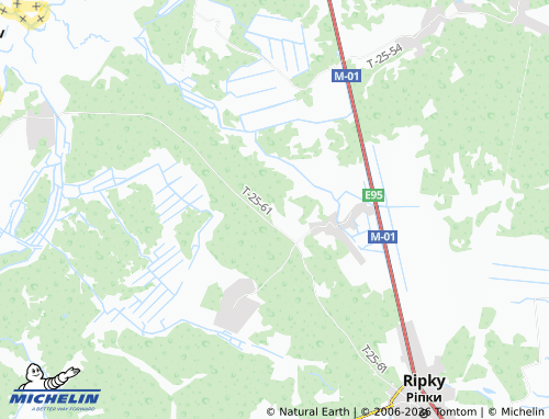 MICHELIN Chudivka map - ViaMichelin