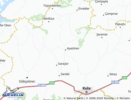 Mappa MICHELIN Ayazören - ViaMichelin