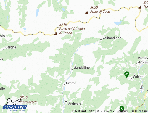 MICHELIN Pietra map - ViaMichelin