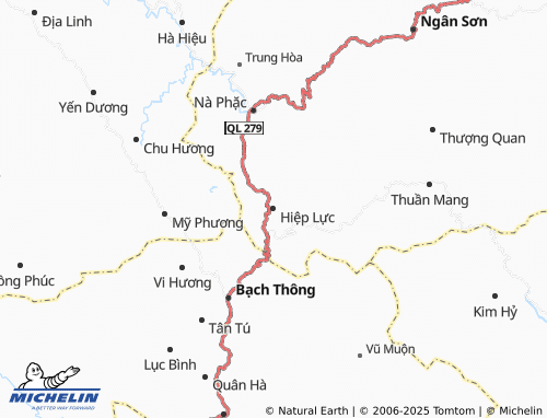 MICHELIN Hiệp Lực map - ViaMichelin