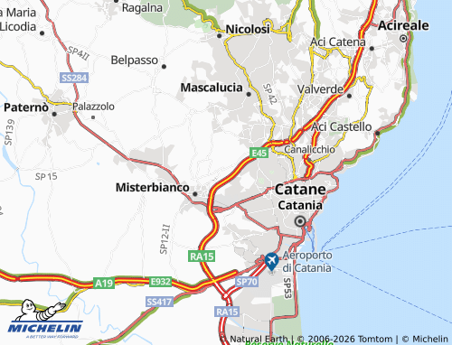 MICHELIN Serra map - ViaMichelin