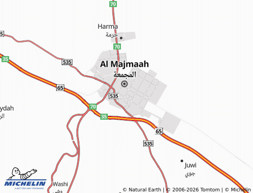MICHELIN-Landkarte al-Murouj - ViaMichelin
