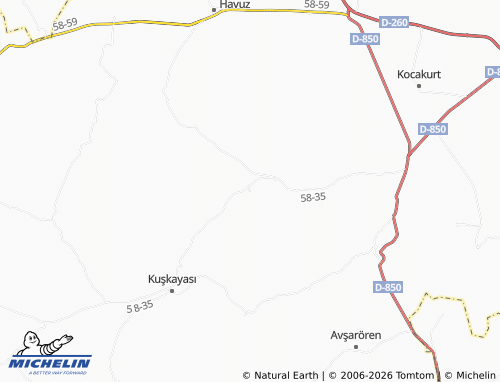 MICHELIN Akpınar map - ViaMichelin