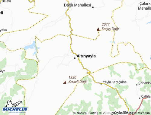 MICHELIN Heybeli map - ViaMichelin