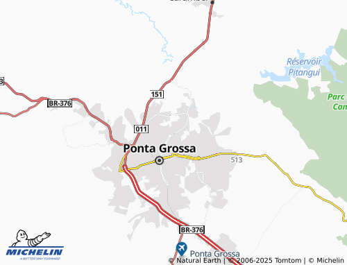MICHELIN Jardim Carvalho map - ViaMichelin