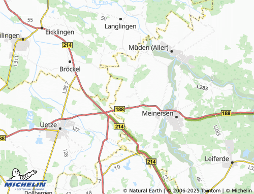 MICHELIN-Landkarte Höfen - ViaMichelin