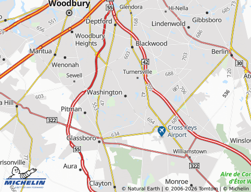 Mapa MICHELIN Washington - ViaMichelin