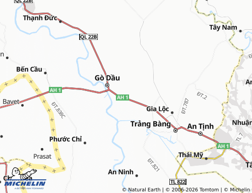 Mapa MICHELIN Thanh Phước - ViaMichelin