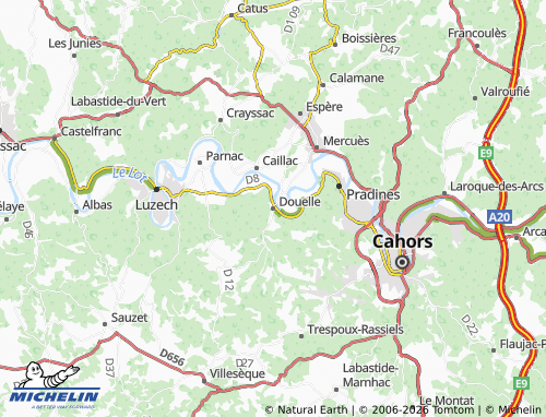 Mappa MICHELIN Douelle - ViaMichelin