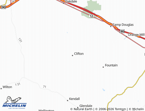 Mappa MICHELIN Clifton - ViaMichelin
