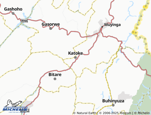Mapa MICHELIN Katoke - ViaMichelin