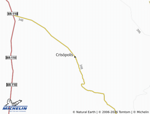 Mapa MICHELIN Crisópolis - ViaMichelin