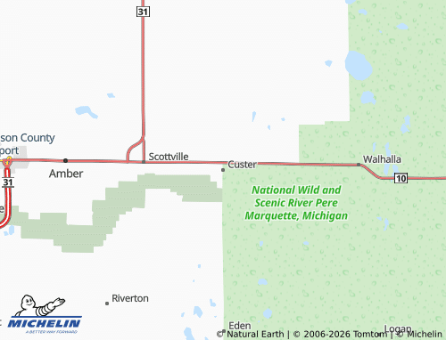 Mappa MICHELIN Custer - ViaMichelin