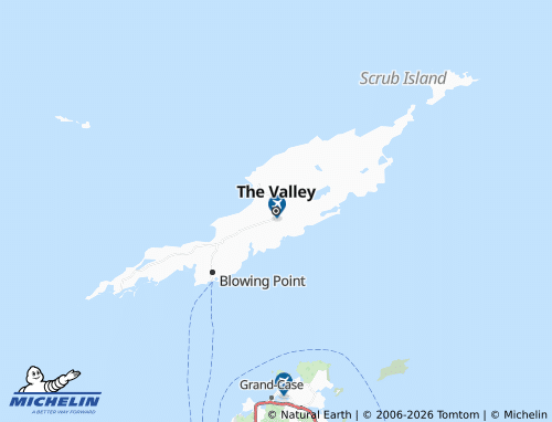 Mappa MICHELIN The Valley - ViaMichelin