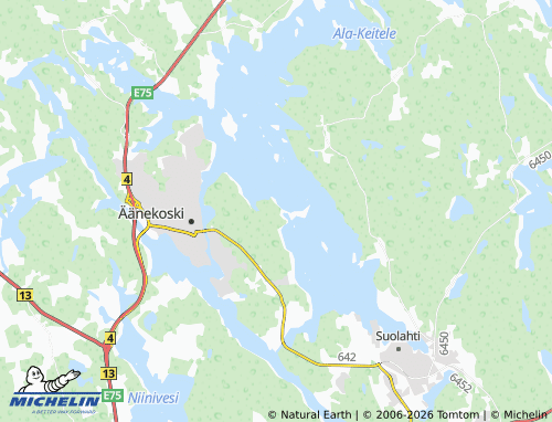 MICHELIN Kovala map - ViaMichelin