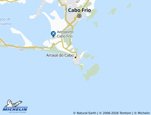 Mapa MICHELIN Arraial do Cabo - ViaMichelin