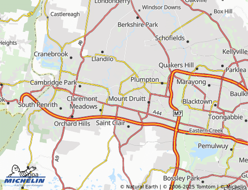 MICHELIN North Saint Marys map - ViaMichelin