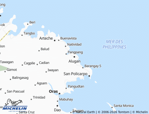 MICHELIN Alugan map - ViaMichelin