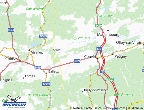Kaart MICHELIN Dailly - ViaMichelin